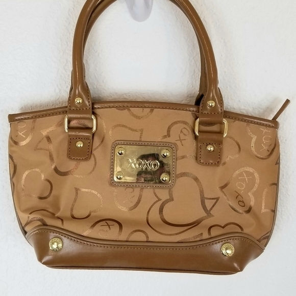 *NWOT* XOXO Tan & Gold Purse - Picture 1 of 5